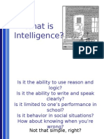 Whatis Intelligence