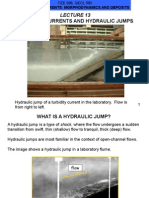 Turbidity Currents and Hydraulic Jumps