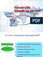 Curs 5 - Tranzactii Internationale Cu Servicii