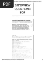 Download SQL SERVER INTERVIEW QUESTIONS AND ANSWERS PDF _ FRESHERS AND EXPERIENCED  INTERVIEW QUESTIONS PDF by ravi90 SN266409255 doc pdf