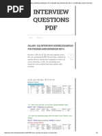 SALARY _ SQL INTERVIEW QUERIES EXAMPLES FOR FRESHER AND EXPRINCED SET-4 ~ INTERVIEW QUESTIONS PDF