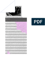 Table Weight of Spiral Welded Pipe KG