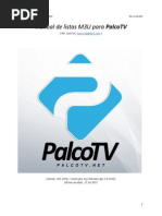 Download Manual de listas M3U para PalcoTVpdf by joper2006 SN266413117 doc pdf