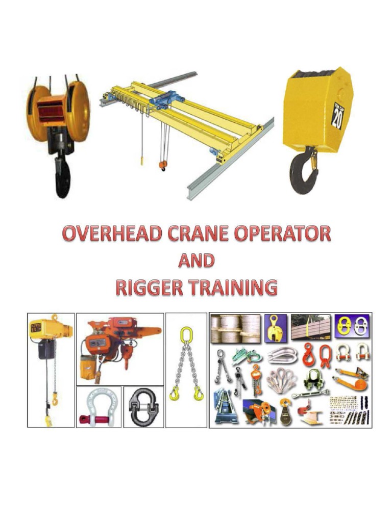 Crane Training Book-Rev. 2014 | PDF | Rope | Crane (Machine)