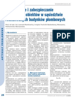 Artykuł - Wzmocnienie I Zabezpieczenie Istniejących Obiektów W Sąsiedztwie Realizowanych Budynków Plombowych (42008)