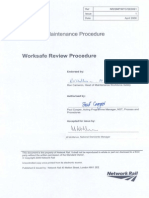 Maintenance Worksafe Review Procedure