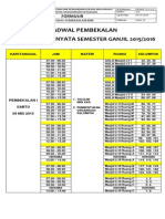 Jadwal Pembekalan KKN PDF