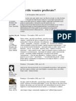Care Sunt Cartile Voastre Preferate | PDF