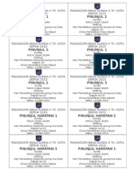 Tulisan Piala Pasanggiri 2015