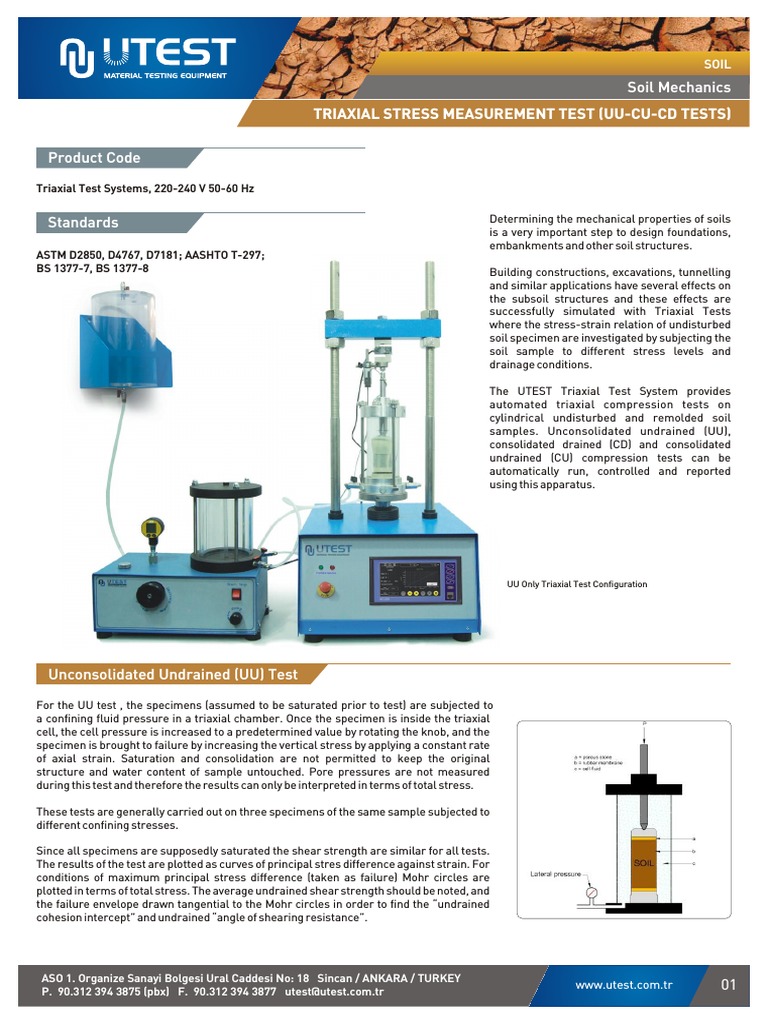 Triaxial Test Systems | PDF | Solid Mechanics | Mechanical Engineering