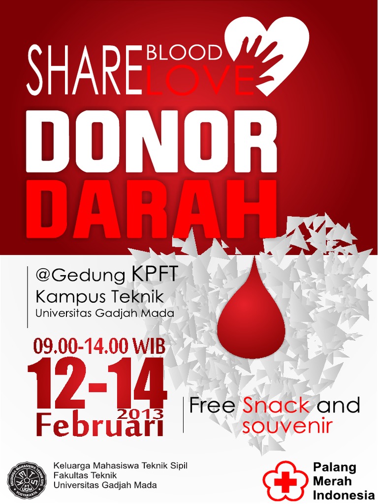 Contoh Poster Donor Darah