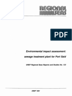 Environmental Impact Assessment: Sewage Treatment Plant For Port Said