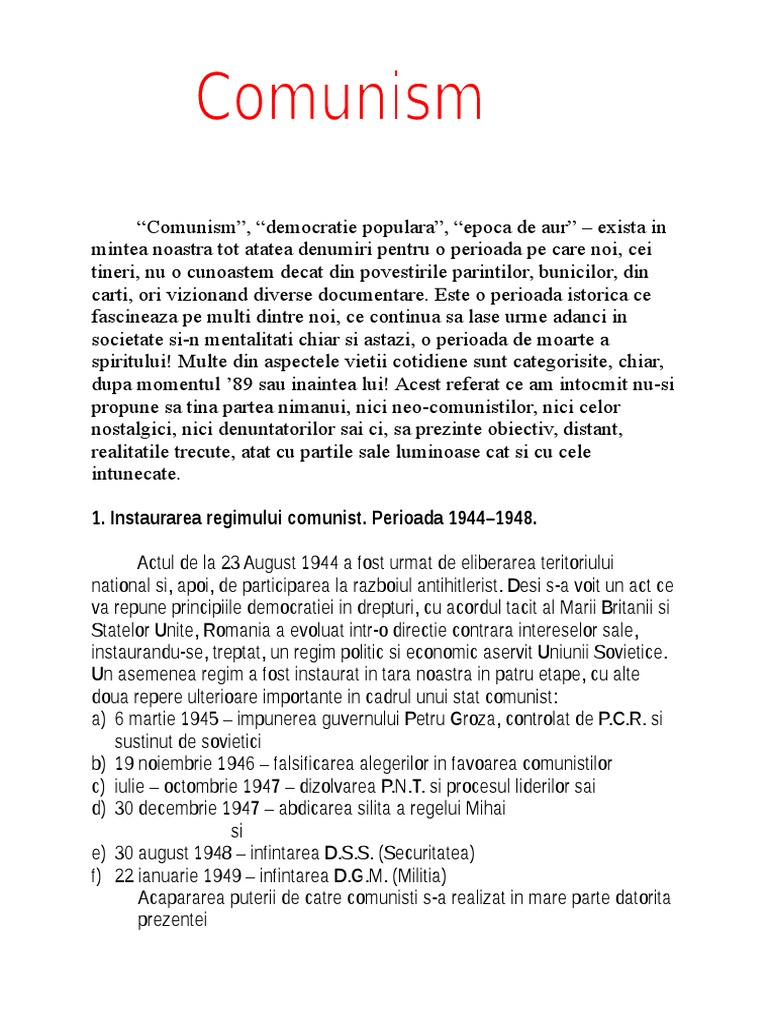 Comunism | PDF