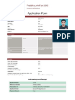 Pratibha Job Fair 2015 Application Form