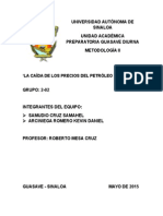 La Caida de Los Precios Del Petroleo