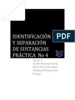 Práctica de Identificación y Separación de Sustancias