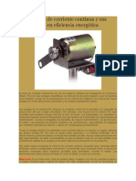 Los Motores de Colplrriente Continua y Sus Aplicaciones en Eficiencia Energética