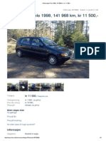 Volkswagen Polo 1998, 141 968 km, kr 11 500,- -