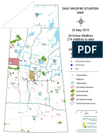 Saskatchewan Wildfire Map For Sunday, May 24