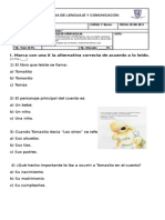 Plan Lector Tomasito 1 º