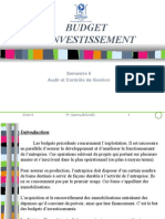 Budget D - Investissement