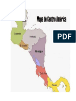 Mapa de Centro America