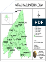 Peta Administrasi Kabupaten Sleman