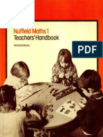 Nuffield Maths Teacher's Handbook 1