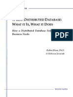 A Geo Distributed Database White Paper