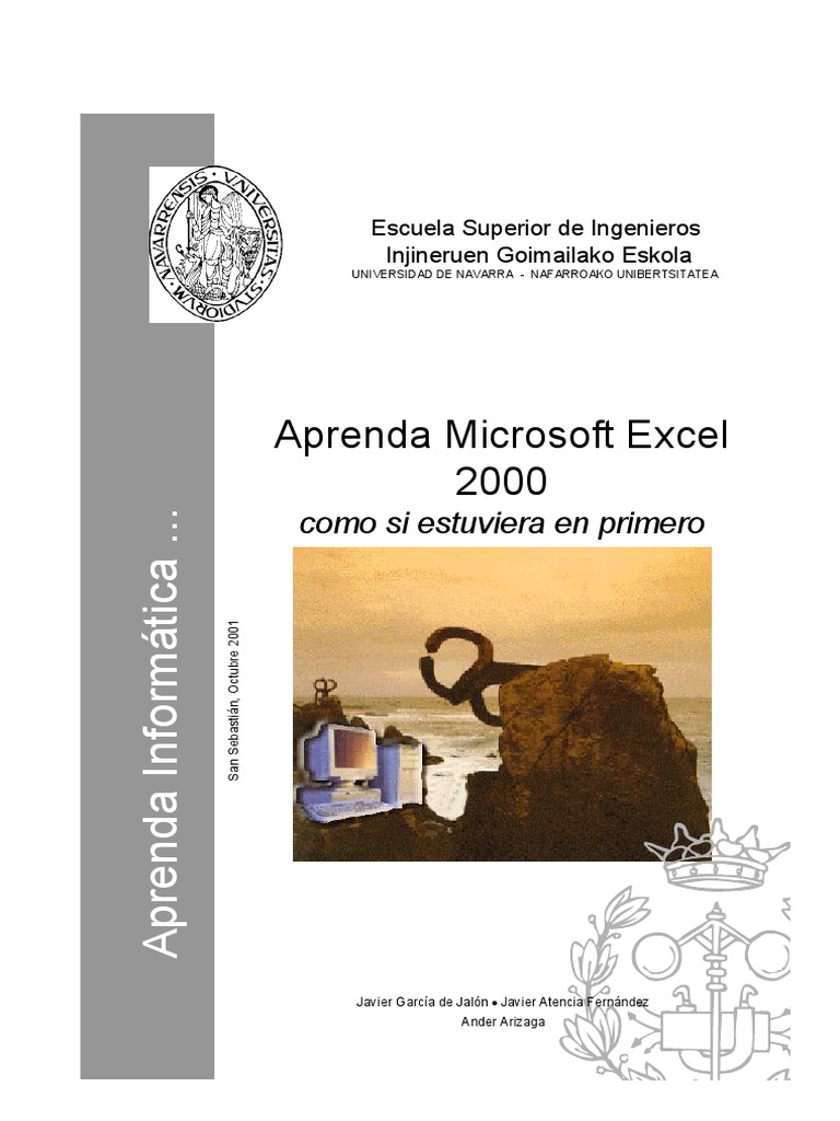 Microsoft Excel 2000 | PDF | Hoja de cálculo | Microsoft Excel