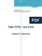 Cuaderno de Ejercicios (Taller SPSS 1) (Hasta Ejercicio 3)