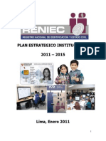 Plan Estratégico RENIEC 2011-2015