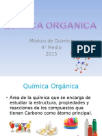 QUÍMICA ORGANICA 4° Medio 2015