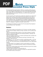 Download Associated Press AP Style Guide - the basics by AbrahamRosh SN2664713 doc pdf