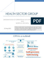 The ADB Health Sector: Implementation of The OPH and Workplan by Susann Roth