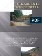 EQUIPO UTILIZADO EN MOVIMIENTO DE TIERRAS.ppt