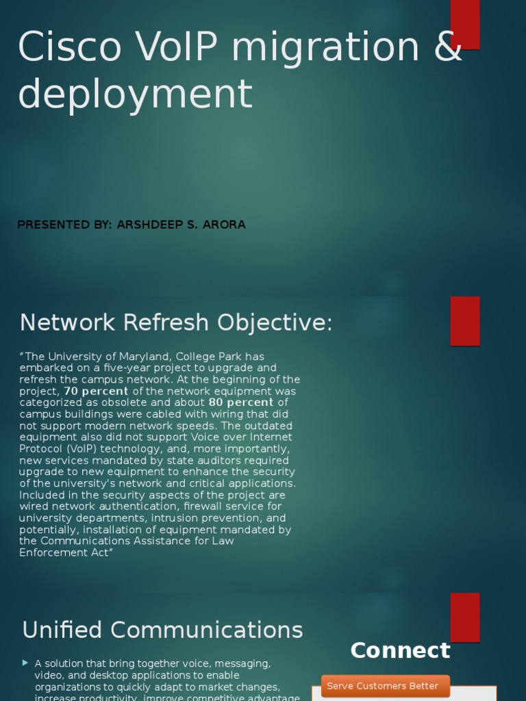 Cisco VoIP Migration Overview | PDF | Cisco Systems | Computer Network