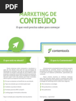 eBook Marketing de Conteudo o Que Precisa Para Comecar