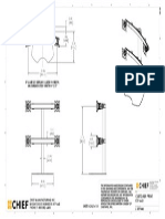 Chief KTP440 Quad Monitor Table Stand Technical Drawing