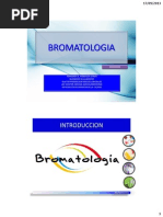 1.00 - Definicion Bromatología