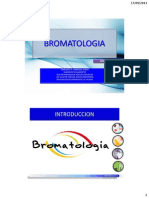 1.00 - Definicion Bromatología