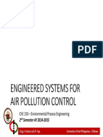 Lecture 19 Engineered Systems for Air Pollution Control