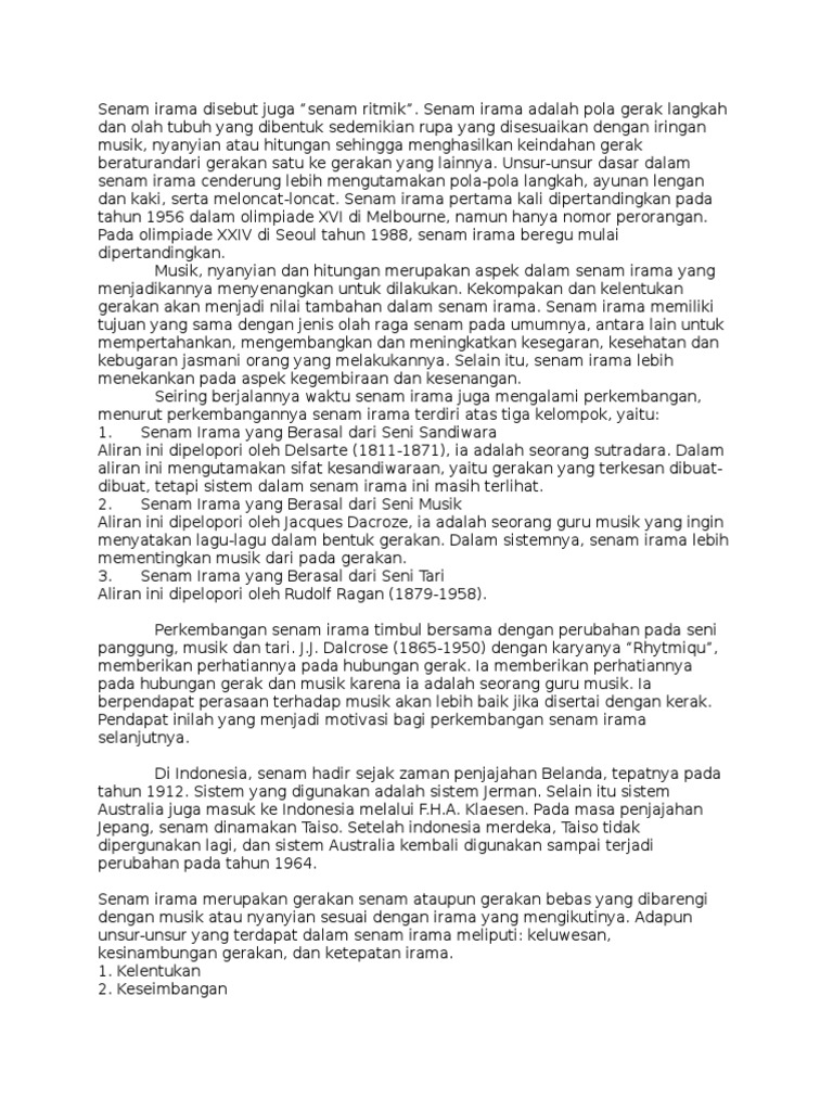 Keluwesan Dalam Gerakan Senam Irama Disebut Teknik Sebutkan Itu