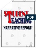 Student Teaching Narrative Report and Documentation