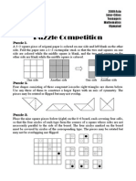 AITMO 20009 Puzzle Contest Poblem