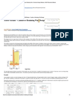 Cantilever Retaining Wal... DIP Structural Software