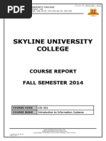 Course Report