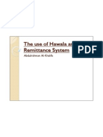 The Use of Hawala As A Remittance System