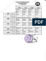 Daftar Ujian Semester Genap