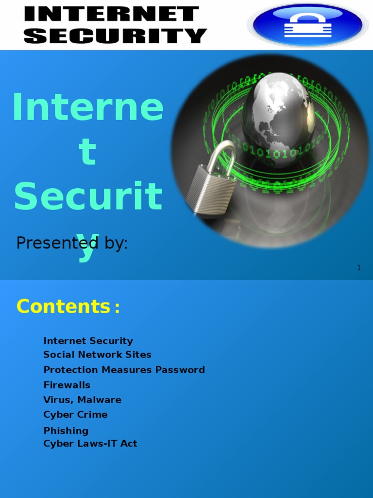 Prsntation On Internet Security | PDF | Computer Virus | Virtual ...